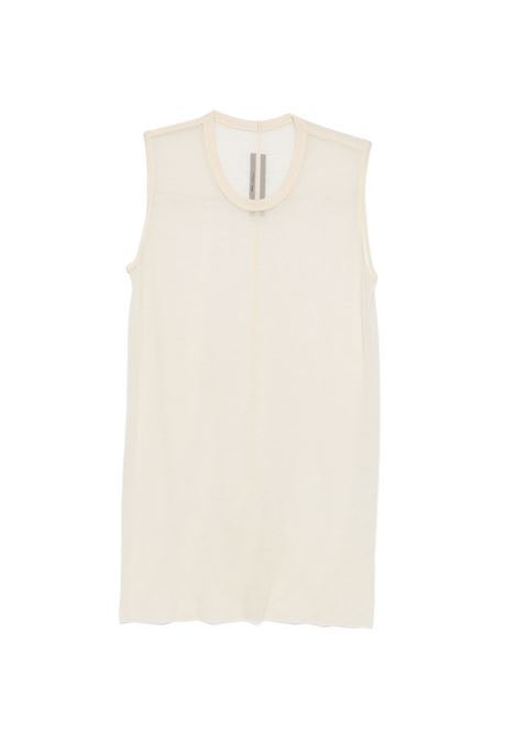 basiic sl t tank top man butter RICK OWENS | RU01F2151 JWR81